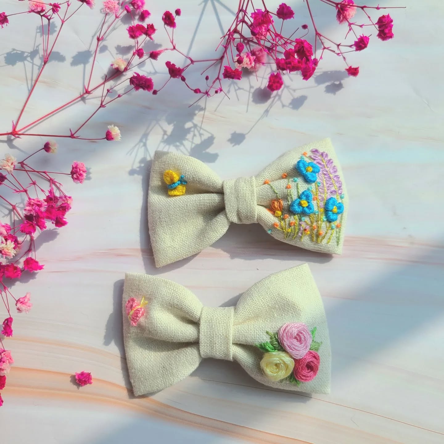 8cm 폭 스몰리본핀 - 이미지 3