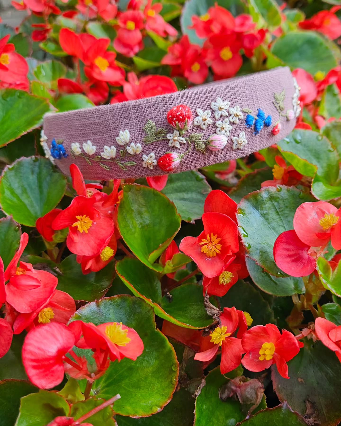 자수머리띠 - 이미지 3