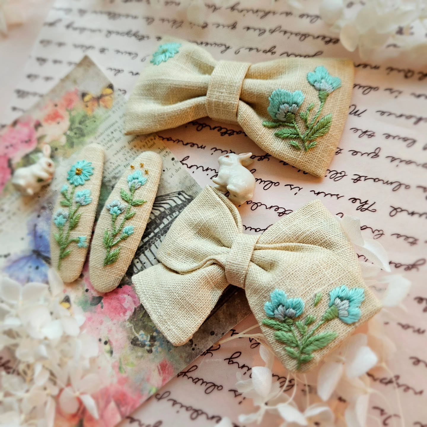 도라밀크자수핀 - 이미지 2