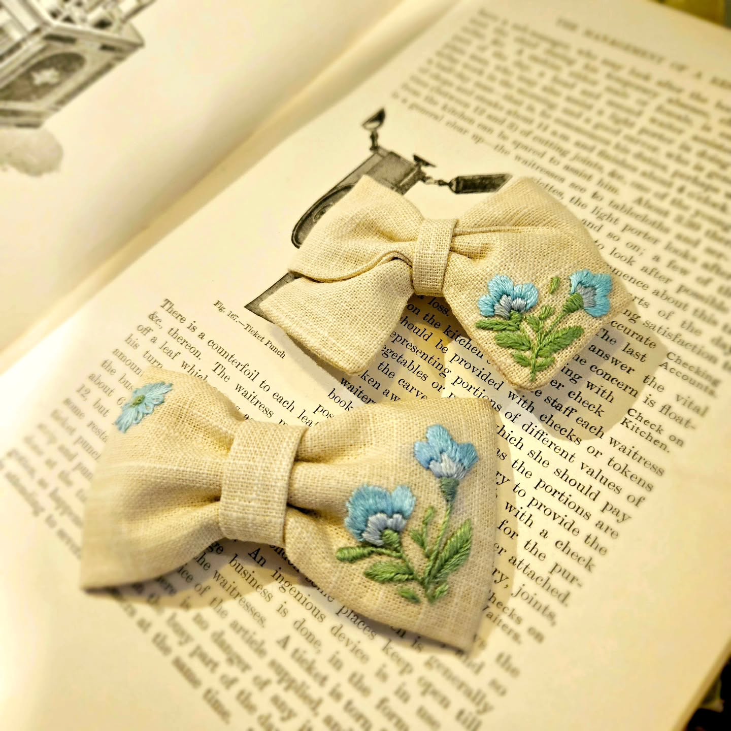 도라밀크자수핀 - 이미지 3