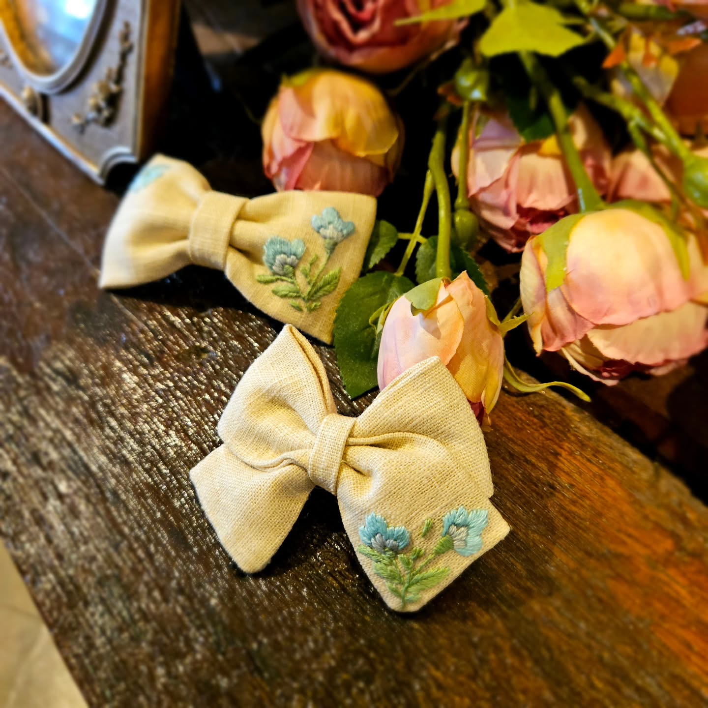 도라밀크자수핀 - 이미지 4