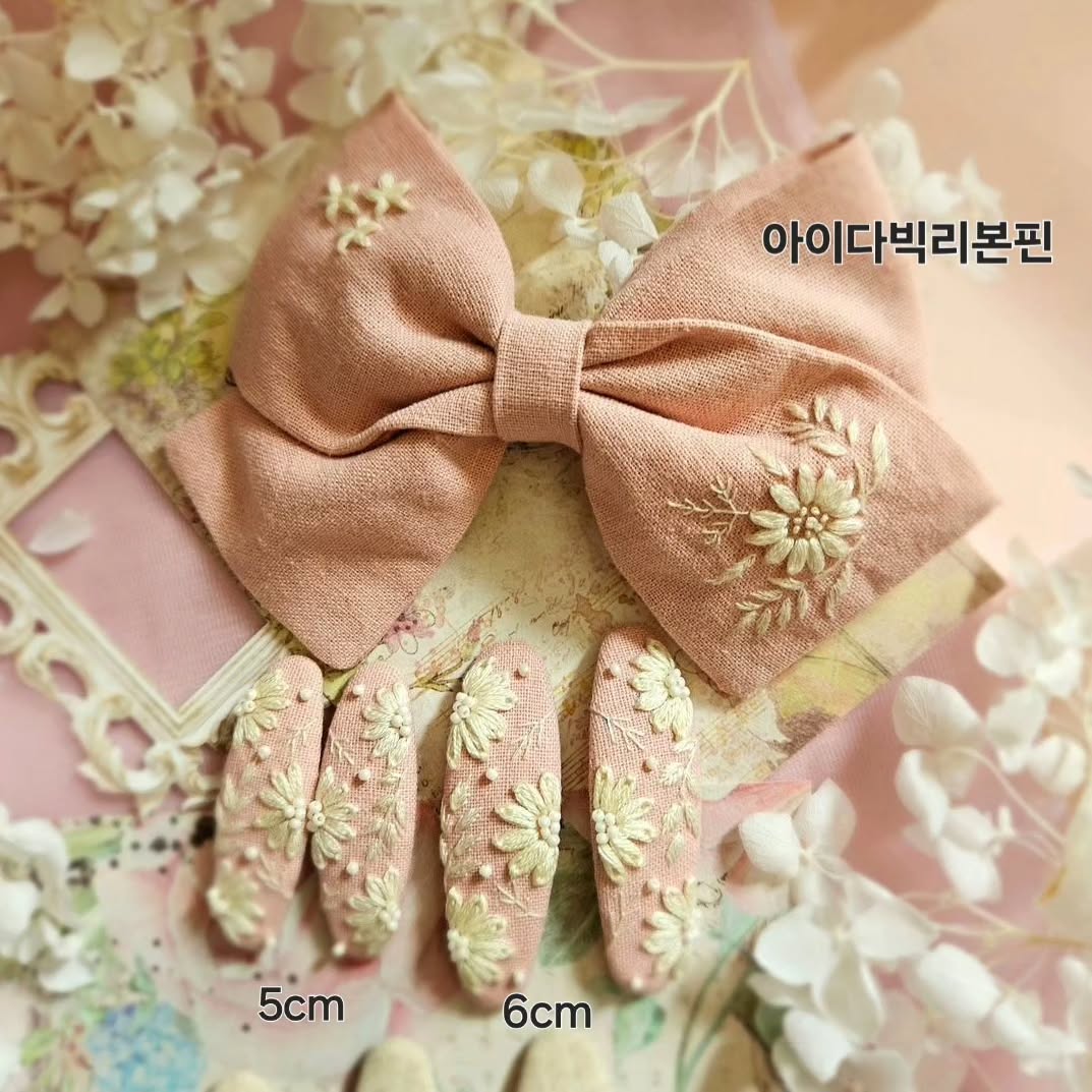 핑크아이다 리본과 핀 - 이미지 3