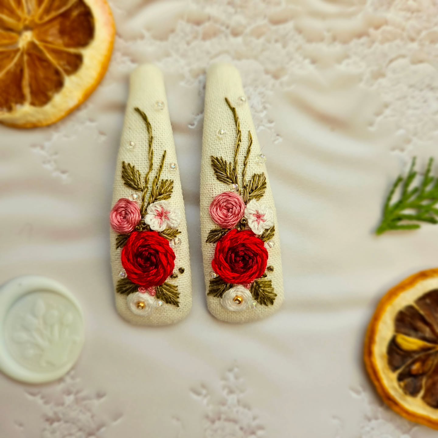 붉은장미핀 - 이미지 4