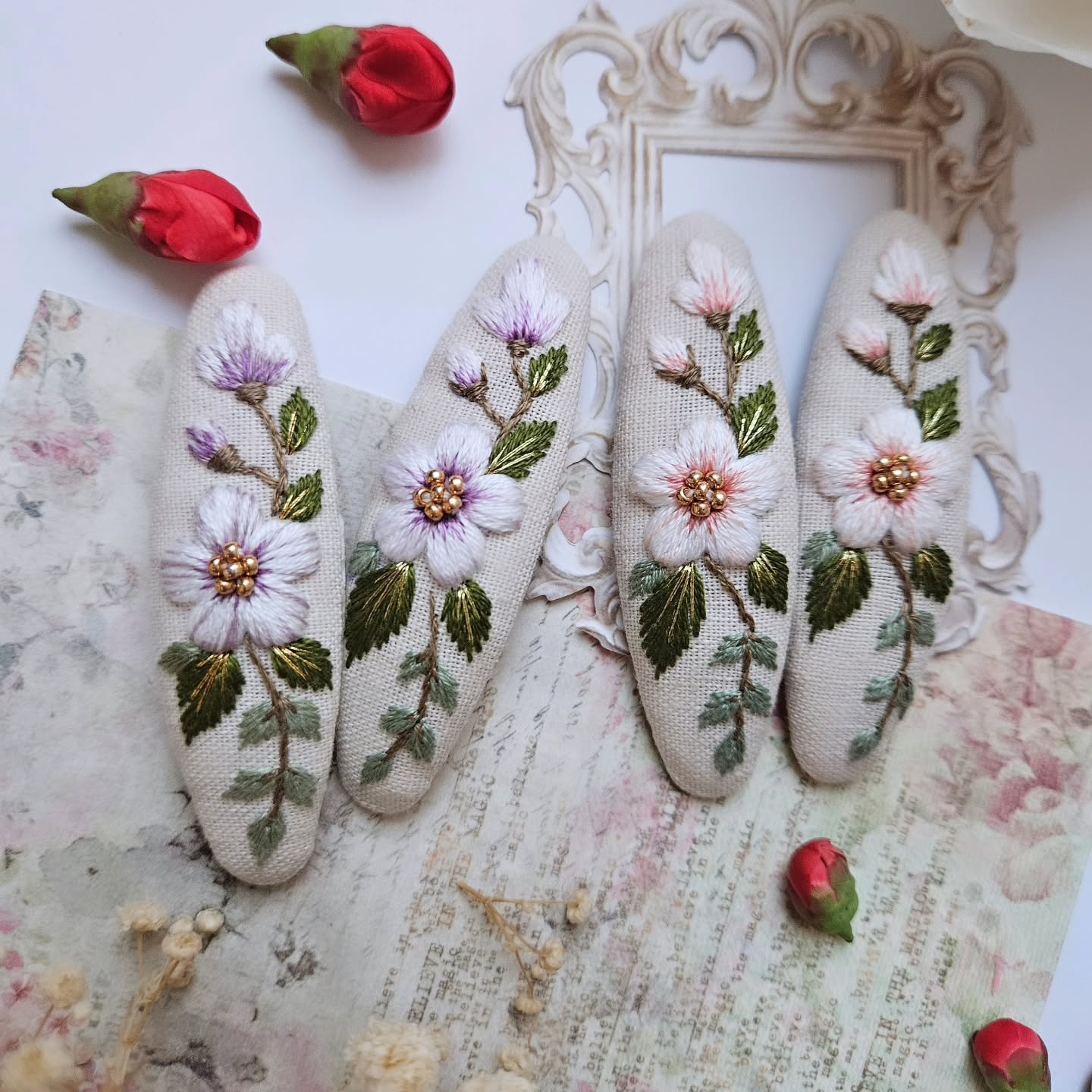 벚꽃자수핀 - 이미지 2